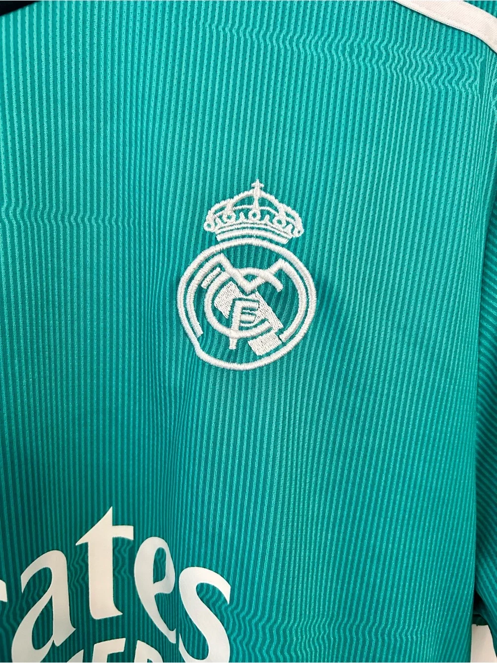 Men’s Adidas Real Madrid Third Jersey 21/22 Number 15, Valverde, Size XL